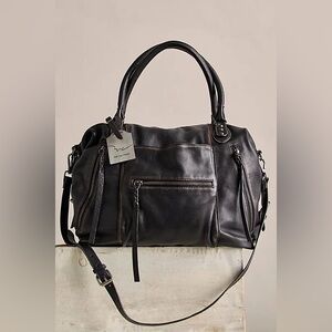 $248! FREE PEOPLE  We The Free Emerson Tote Bag Black NEW